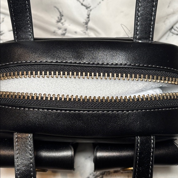 Coach Black Turn lock Bag 20 with Gold Accents - Picture 12 of 14